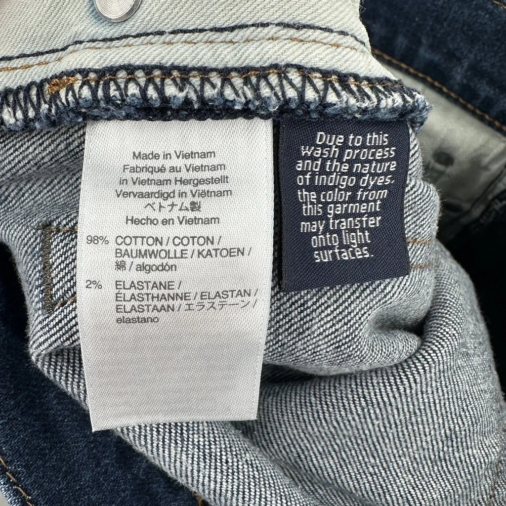 J.Crew 1040 Athletic Fit Jeans Mens 30x32 Dark Wash Indigo Stretch Denim Pants